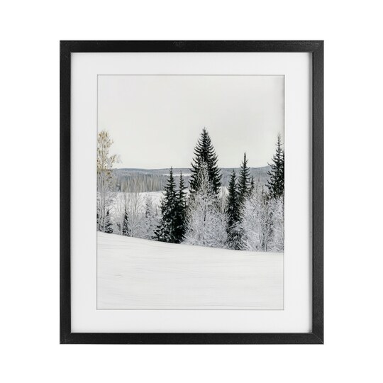 Stupell Industries Snowy Overlook Winter Landscape Framed Print Under Glass, design by Arlington Prints